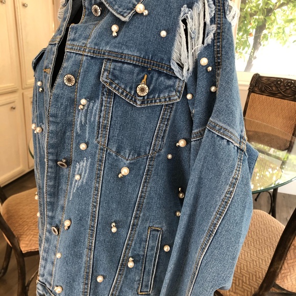 Jeweled Jean jacket ✨💎 - Picture 5 of 8